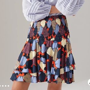 Anthropologie Farm Rio Stefania Boho Mini Skirt